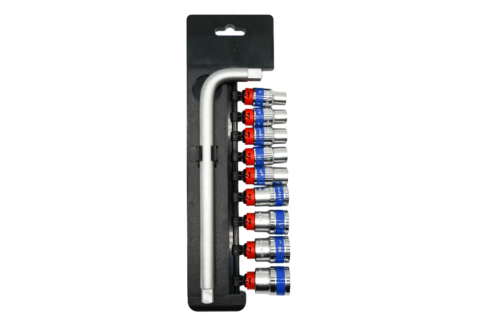 1 2 in 10pcs socket set l handle 4