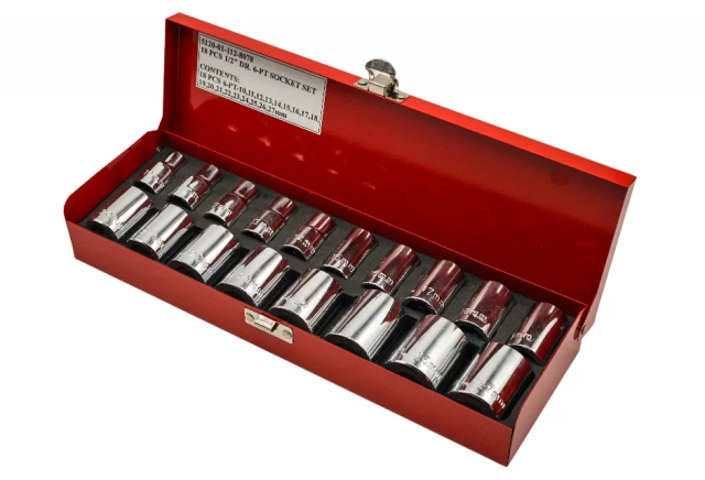 1 2 in 18pcs socket set