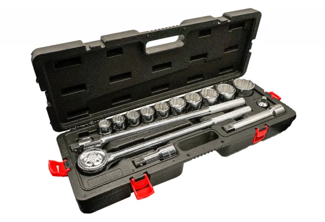 3 4 in 15pcs socket set