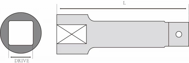 extension bar specification